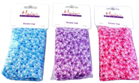 Picture of £1.99 HAIR WORKS SHOWER CAPS FLORAL