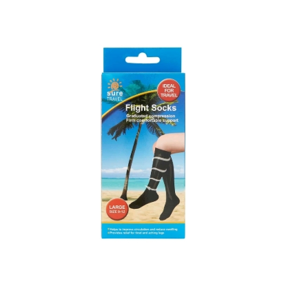 Picture of £4.99 SURE TRAVEL FLIGHT SOCKS LGE 9-11