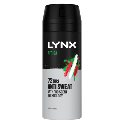 Picture of £3.75 LYNX 150/200ml ANTI-PERSP AFRICA