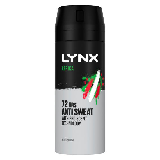 Picture of £3.75 LYNX 150/200ml ANTI-PERSP AFRICA