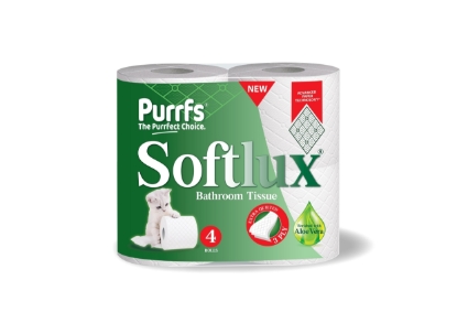 Picture of £1.50 SOFTLUX 3 PLY TOILET ROLLS x 4