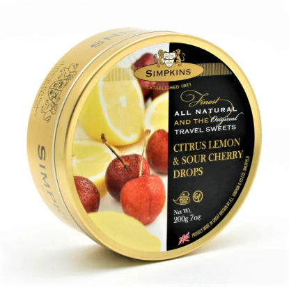 Picture of £2.50 TRAVEL SWEET 200g TIN CITRUS LEMON
