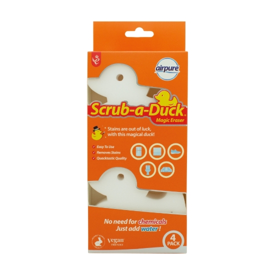 Picture of £1.25 SCRUB A DUCK MAGIC ERASER 4 PACK