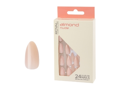 Picture of £2.99 ROYAL NUDE ALMOND NAILS