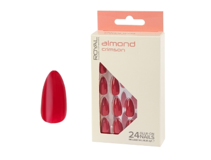 Picture of £2.99 ROYAL CRIMSON ALMOND NAILS