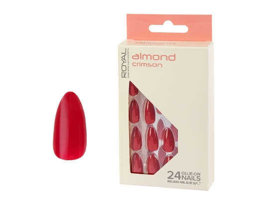 Picture of £2.99 ROYAL CRIMSON ALMOND NAILS