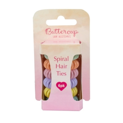 Picture of £1.29 BUTTERCUP 6 HAIR SPIRALS