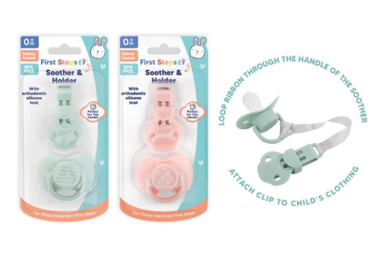 Picture of £1.99 FIRST STEPS BABY SOOTHER & HOLDER