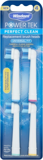 Picture of £4.99 POWERTEK REPLACEMENT HEADS 4 PACK