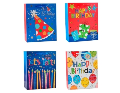 Picture of £1.29 KID'S LARGE GIFT BAGS 4 ASSORTED