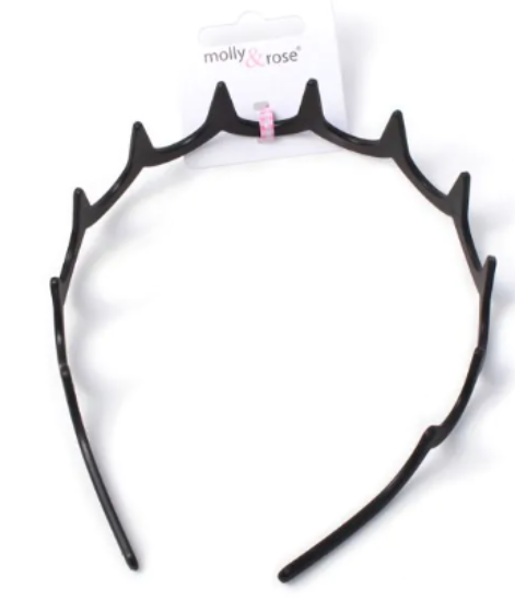 Picture of £1.29 MOLLY ROSE BLK SHARKS TOOTH ALICE