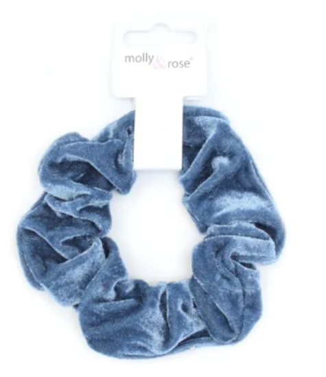 Picture of £1.29 MOLLY ROSE VELVET SCRUNCHIES ASST