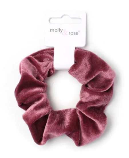 Picture of £1.29 MOLLY ROSE VELVET SCRUNCHIES ASST