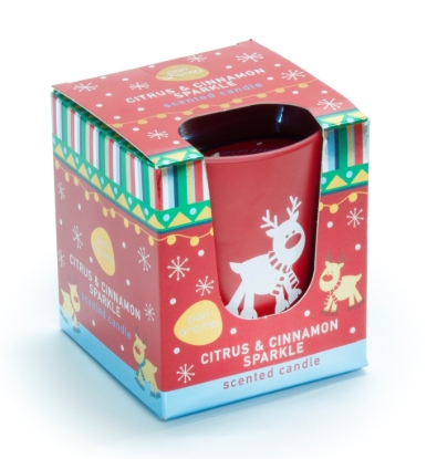 Picture of £1.99 SCENTED GLASS CANDLES 100g 3 ASST