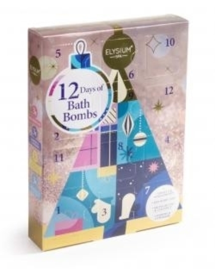 Picture of £3.99 BATH BOMBS ADVENT CALENDAR 12x 30g
