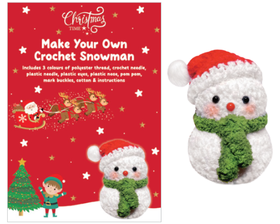 Picture of £3.99 DIY SNOWMAN CROCHET KIT