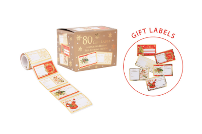 Picture of £1.49 CHRISTMAS GIFT LABELS 80 TRADITION