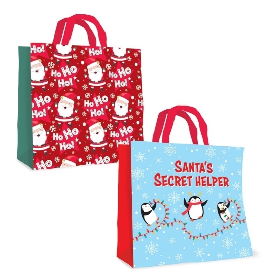 Picture of £1.49 FESTIVE SHOPPING BAGS 2 ASST