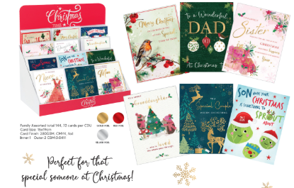 Picture of £1.00 CHRISTMAS CARDS UNIT FAMILY (72)