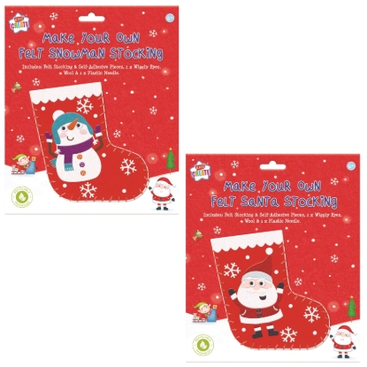 Picture of £1.49 MAKE YOUR OWN TREAT STOCKING 2 AST