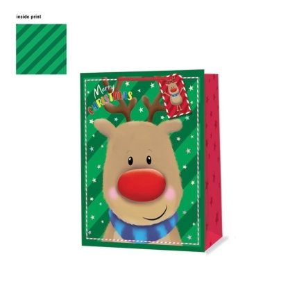 Picture of £1.29 RUDOLPH GIFT BAG X-LARGE