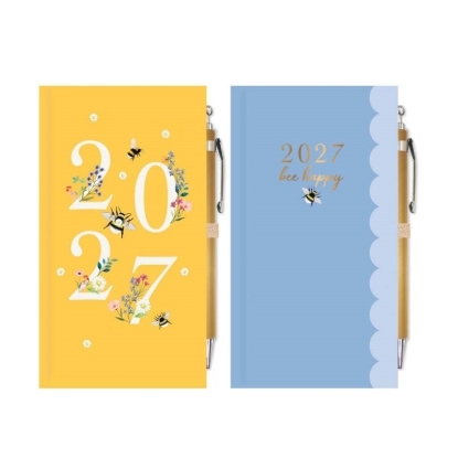 Picture of £1.99 BEES SLIM 2026 DIARY& PEN