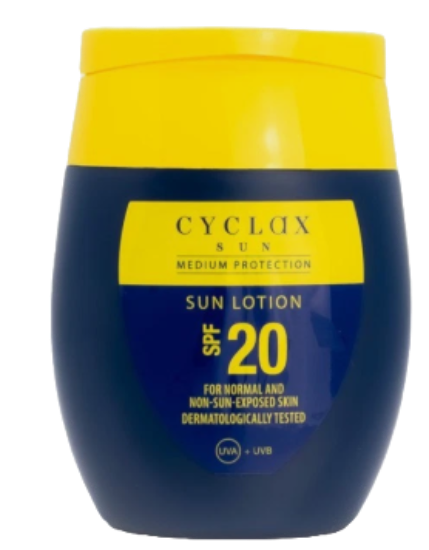 Picture of £1.25 CYCLAX FACTOR 20 LOTION 100ml