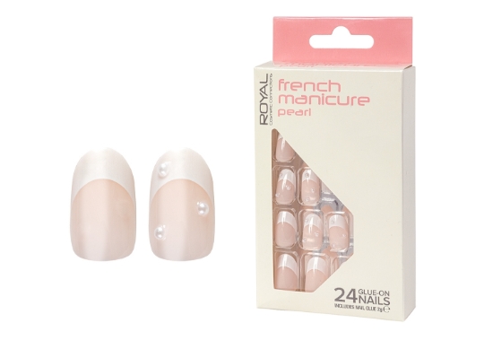 Picture of £2.99 ROYAL FRENCH MANICURE PEARL NAILS