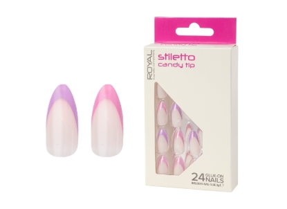 Picture of £2.99 ROYAL CANDY TIP NAILS