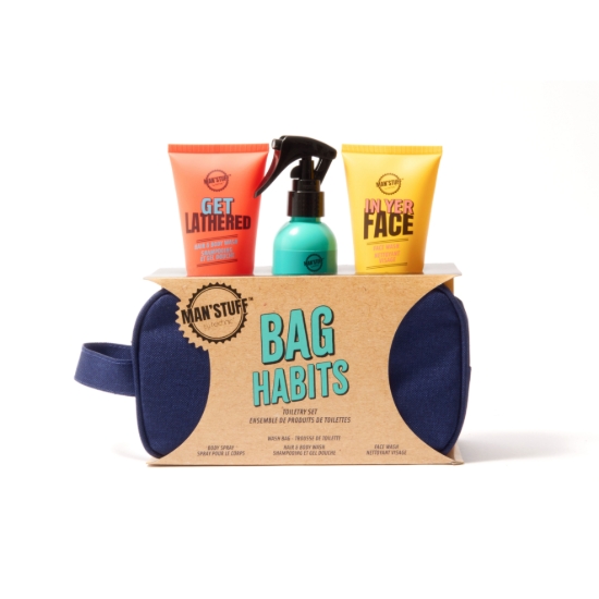 Picture of £8.99 MANSTUFF BAG HABITS GIFT SET