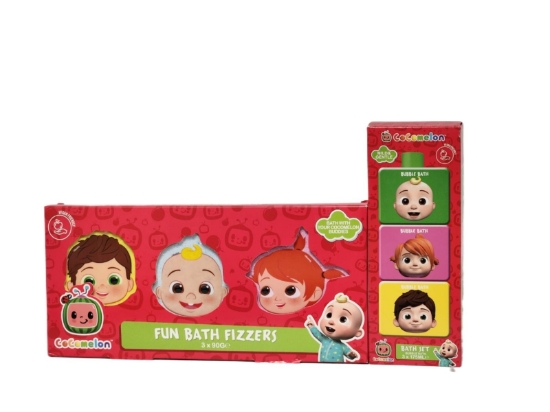Picture of £4.99 COCOMELON 3 x 90g BATH FIZZERS