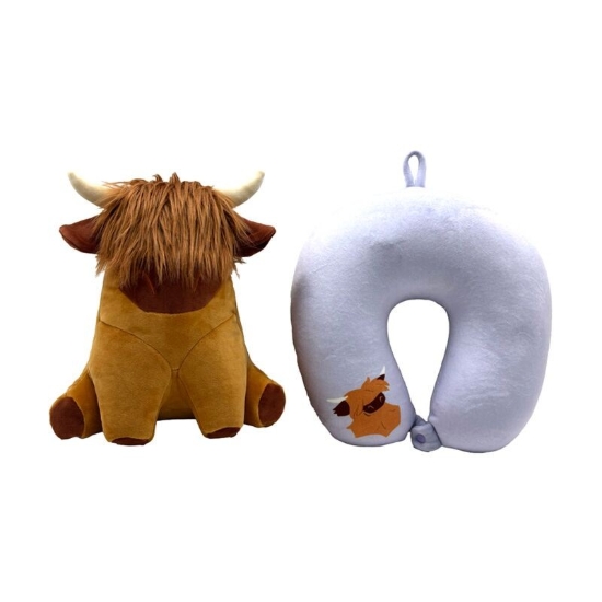 Picture of £9.99 HIGHLAND COW PILLOW TOY