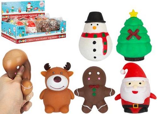 Picture of £1.49 CHRISTMAS SQUISHY TOYS ASST (12)