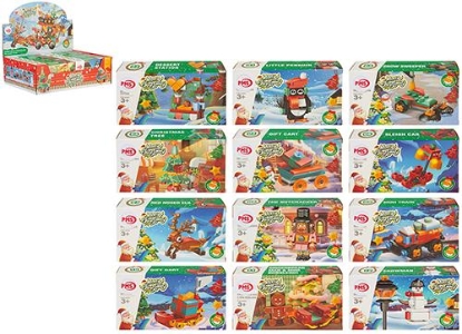 Picture of £1.00 CHRISTMAS BUILDING BLOCKS (12)