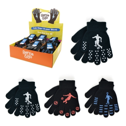 Picture of £1.49 BOYS MAGIC GRIPPER GLOVES 3 ASST