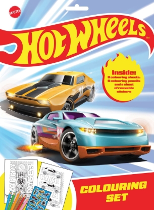 Picture of £1.99 HOT WHEELS COLOURING SET