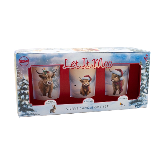 Picture of £3.99 VOTIVE X 3 CANDLES 2 ASSTD