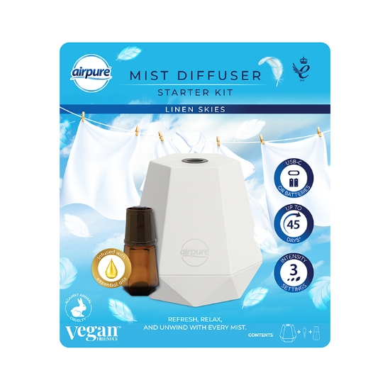 Picture of £6.99 AIRPURE MIST DIFFUSER STARTER KIT