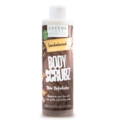 Picture of £1.25 CYCLAX 250ml BODY SCRUBZ SANDALWOO