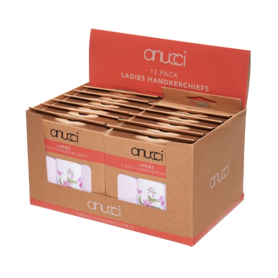 Picture of £1.99 LADIES 3 PACK HANKIES