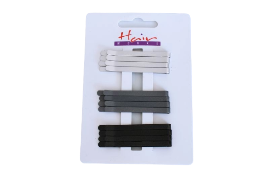 Picture of £1.00 HAIR WORKS 12 METAL HAIR GRIPS