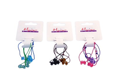 Picture of £1.00 HAIR WORKS PONYTAIL BOBBLES 3 ASSD