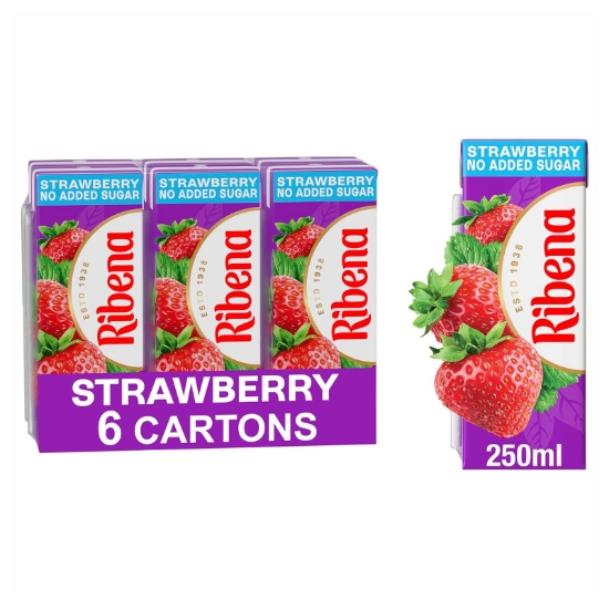 Picture of £0.69 RIBENA STRAWBERRY 250ml CARTON