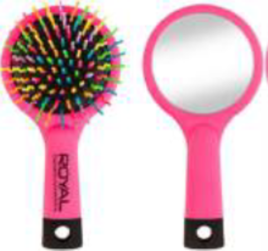 Picture of £1.99 ROYAL DETANGLE MINI BRUSH & MIRROR