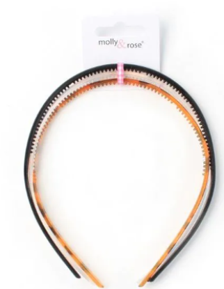 Picture of £1.29 MOLLY ROSE 3 ALICE BANDS 6mm