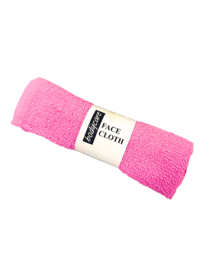 Picture of £0.50 BODYCARE FACECLOTH CERISE