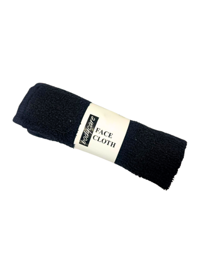 Picture of £0.50 BODYCARE FACECLOTH BLACK
