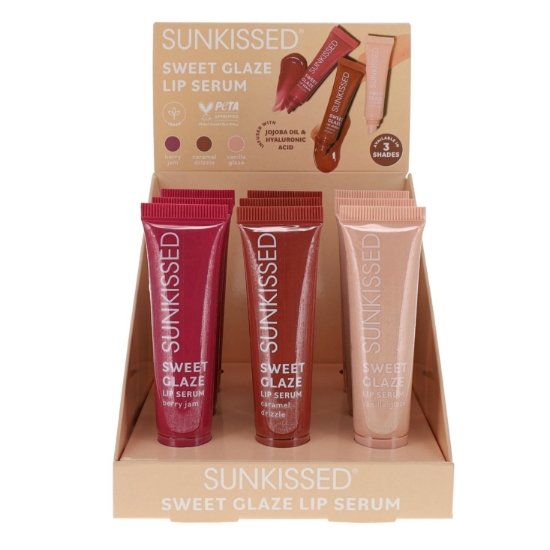 Picture of £2.99 SUNKISSED SWEET GLAZE LIP SERUM(12