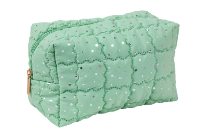 Picture of £4.99 ROYAL QUILTED GREEN TOILET BAG