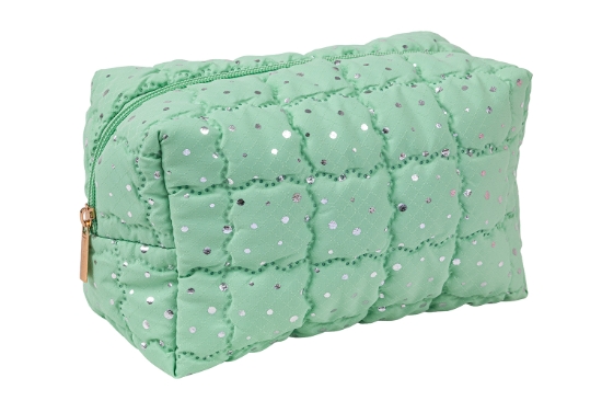Picture of £4.99 ROYAL QUILTED GREEN TOILET BAG